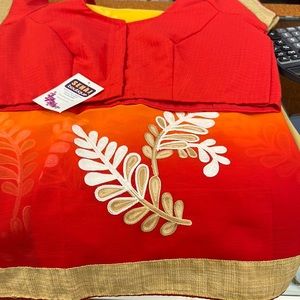 New saree with blouse